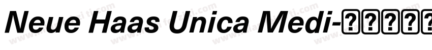 Neue Haas Unica Medi字体转换